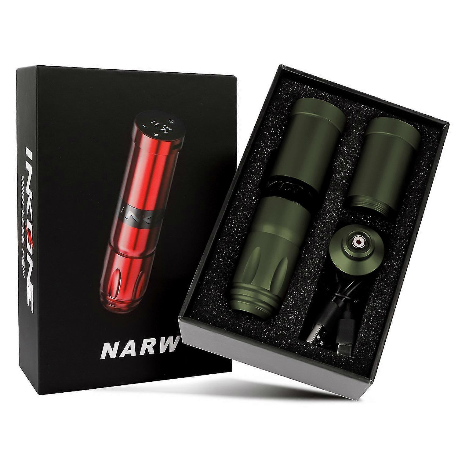 Wireless Tattoo Pen Machine Battery Powerful Coreless Motor Touch Screen Led Display Cartridge Needles Gun Body Art