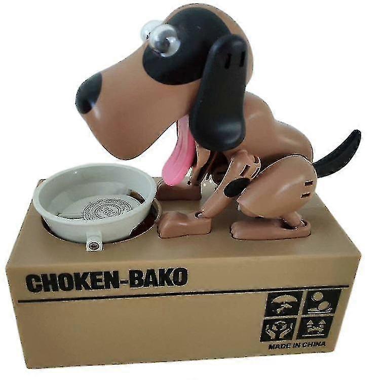 貯金箱、子供のための大人のためのパーソナライズされた面白い貯金箱、小さな犬のパギーバンク、コインを食べる犬の貯金箱、コインバンクマネーカウンター貯金箱