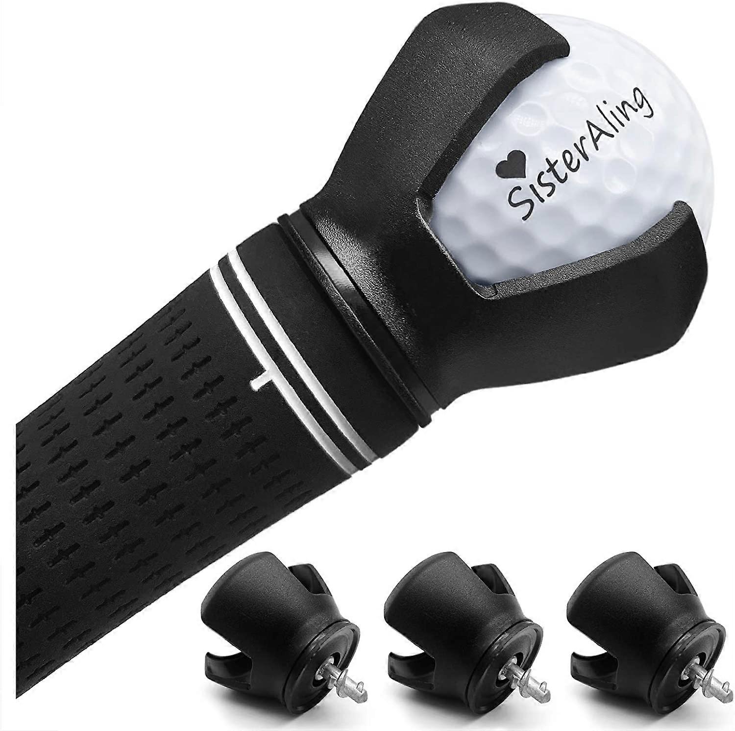 3-Prong Golf Ball Retriever Grabber Pick Up, Back Saver Claw Put On Putter Grip, Suction Cup Ball Grabber, Κορόιδο για το εργαλείο βιδών γκολφ (3 πακέτο)