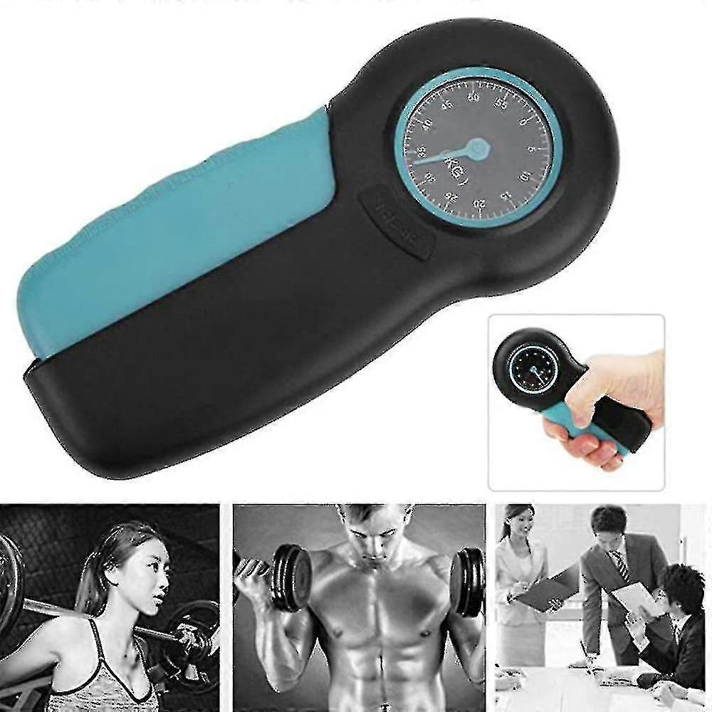 Blue/grey Strength Type Dynamometer Pointer Finger Hand Strength Training Grip Handheld Digital Dynamometer
