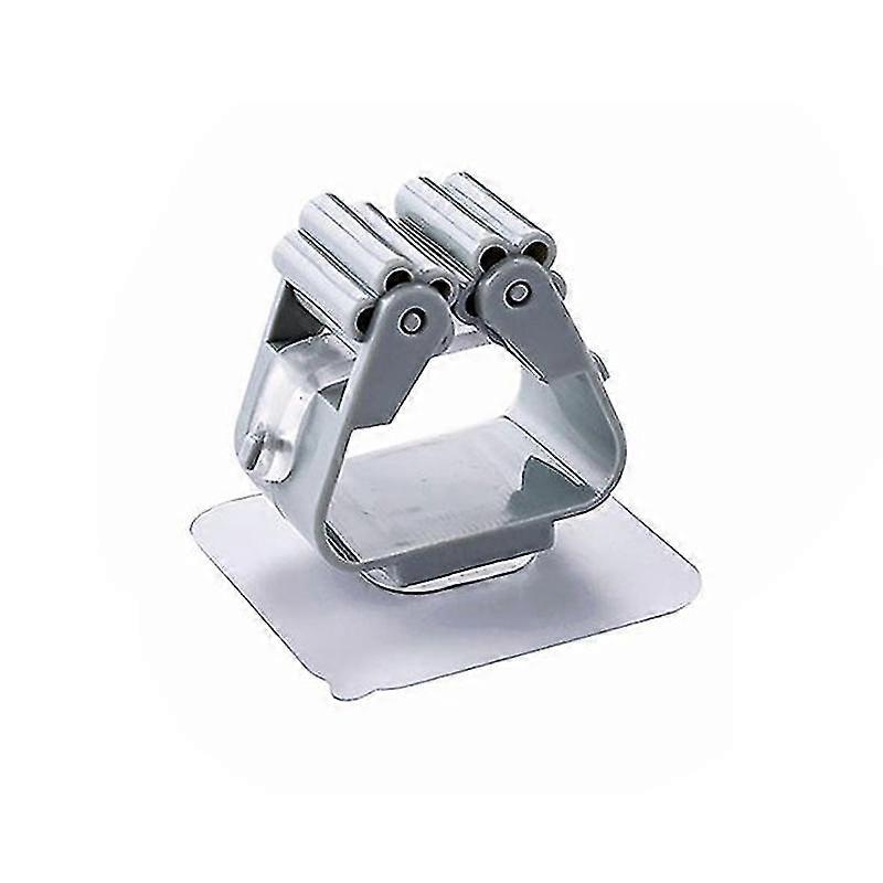 Kitchen Multipurpose Hooks Wall Mounted Mop Organizer Holder Rack Self Adhesive Broom