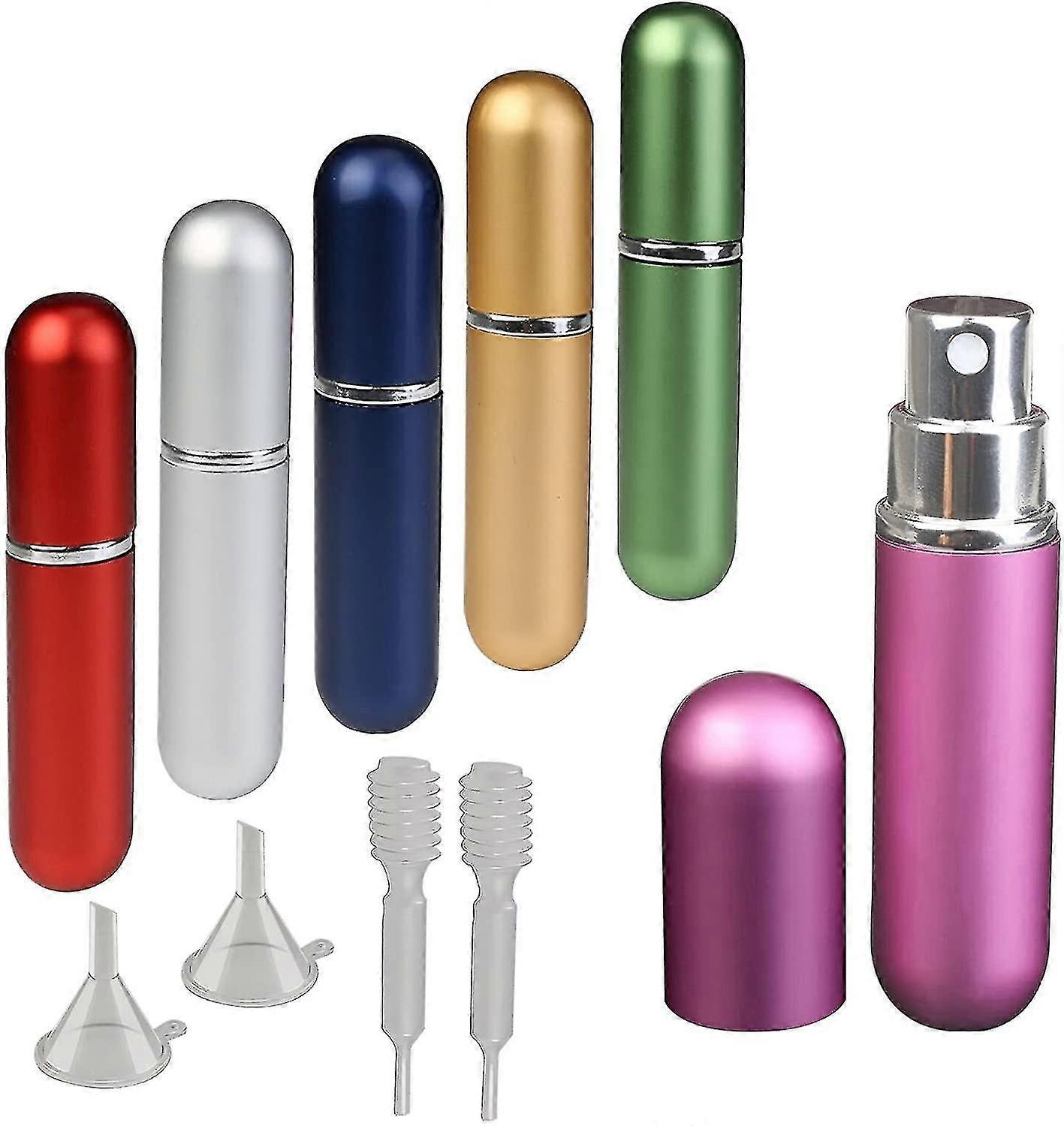 6 Empty Perfume Atomizer, Refillable Mini Perfume Bottle Atomizer Beauty Bottle