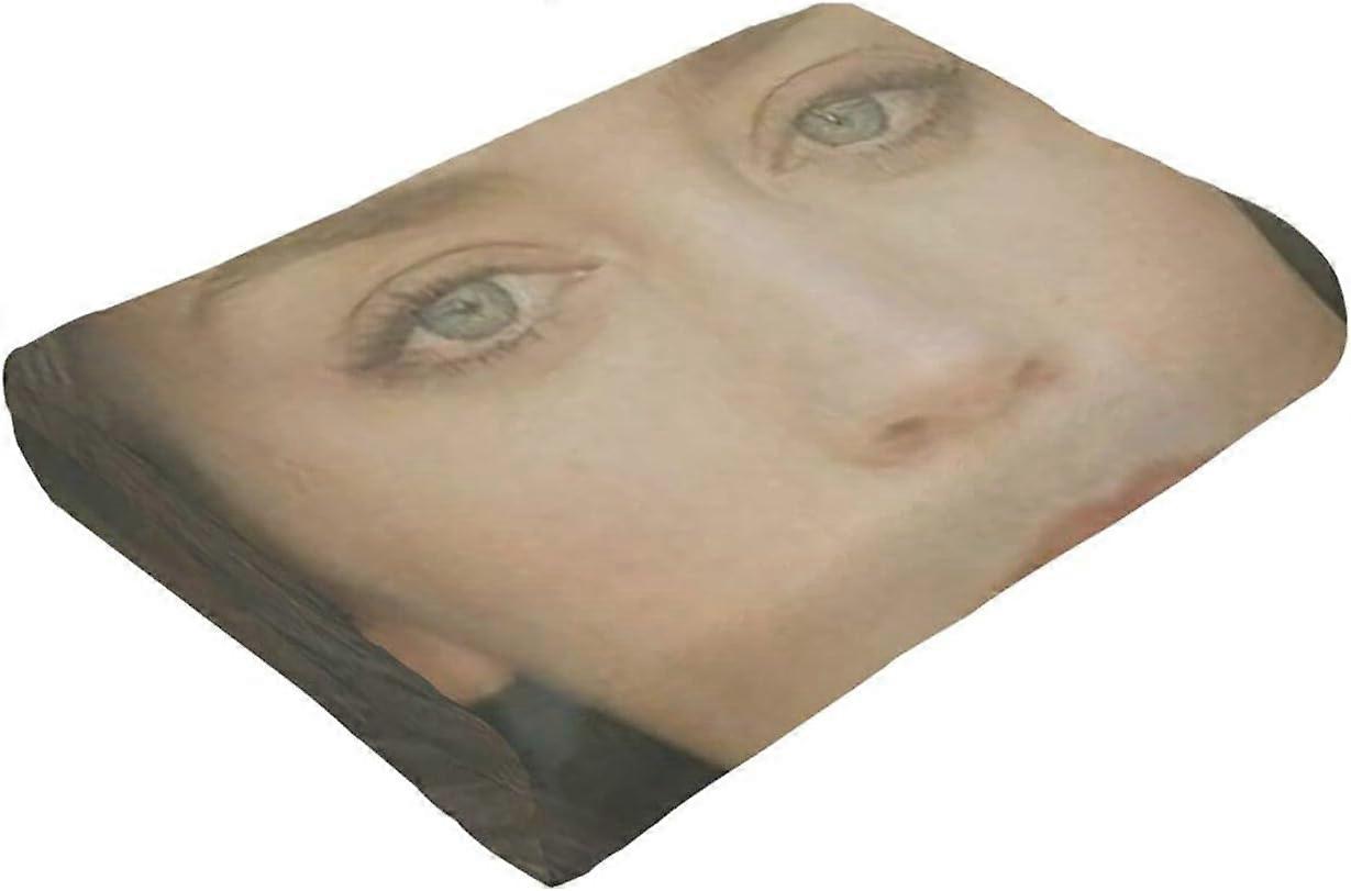 Emily Blunt Filt Ultramjuk Flanellfilt 3D-tryck Fluffig plysch filt Sängkläder Dekor Kasta Filt för vardagsrum Sovrum Sovsal Dekor (3Storlekar)-b
