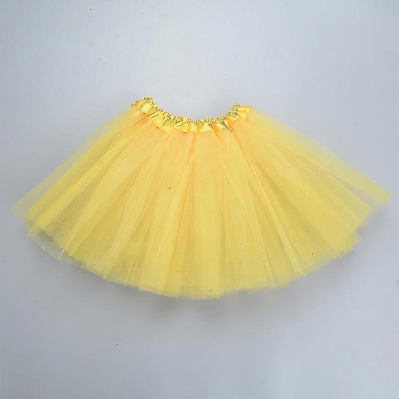 Adulti / copii translucide Culoare Dance Fuste balet Fuste sifon Fuste de dans fuste de vară elastic talie Gauzy Tutu Fusta