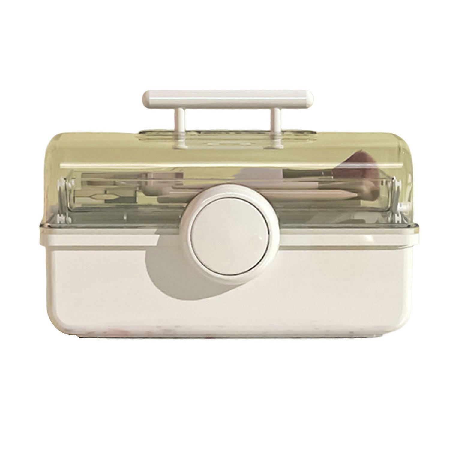 Pill Storage Box Large Capacity Multi Layers Transparent Lid Storage Pills Storage Box First Aid