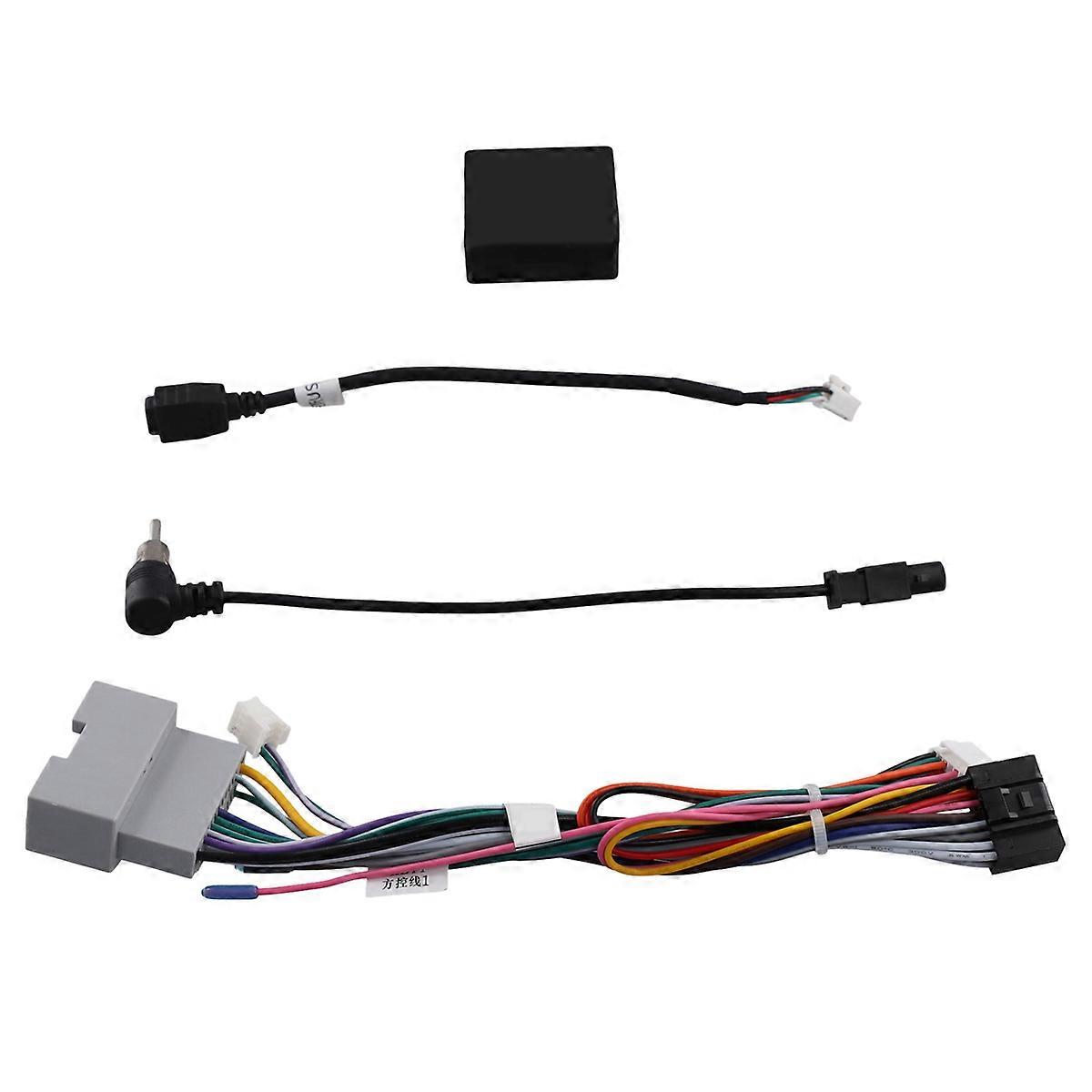 16 Pin Car Android Stereo Wiring Harness Adapter Protocol Box CAN Bus Decoder for Compass 2011-2017