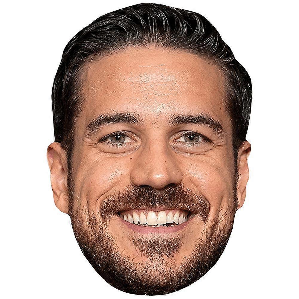 Marco Pigossi (Smile) Celebrity Mask, Flat Card Face
