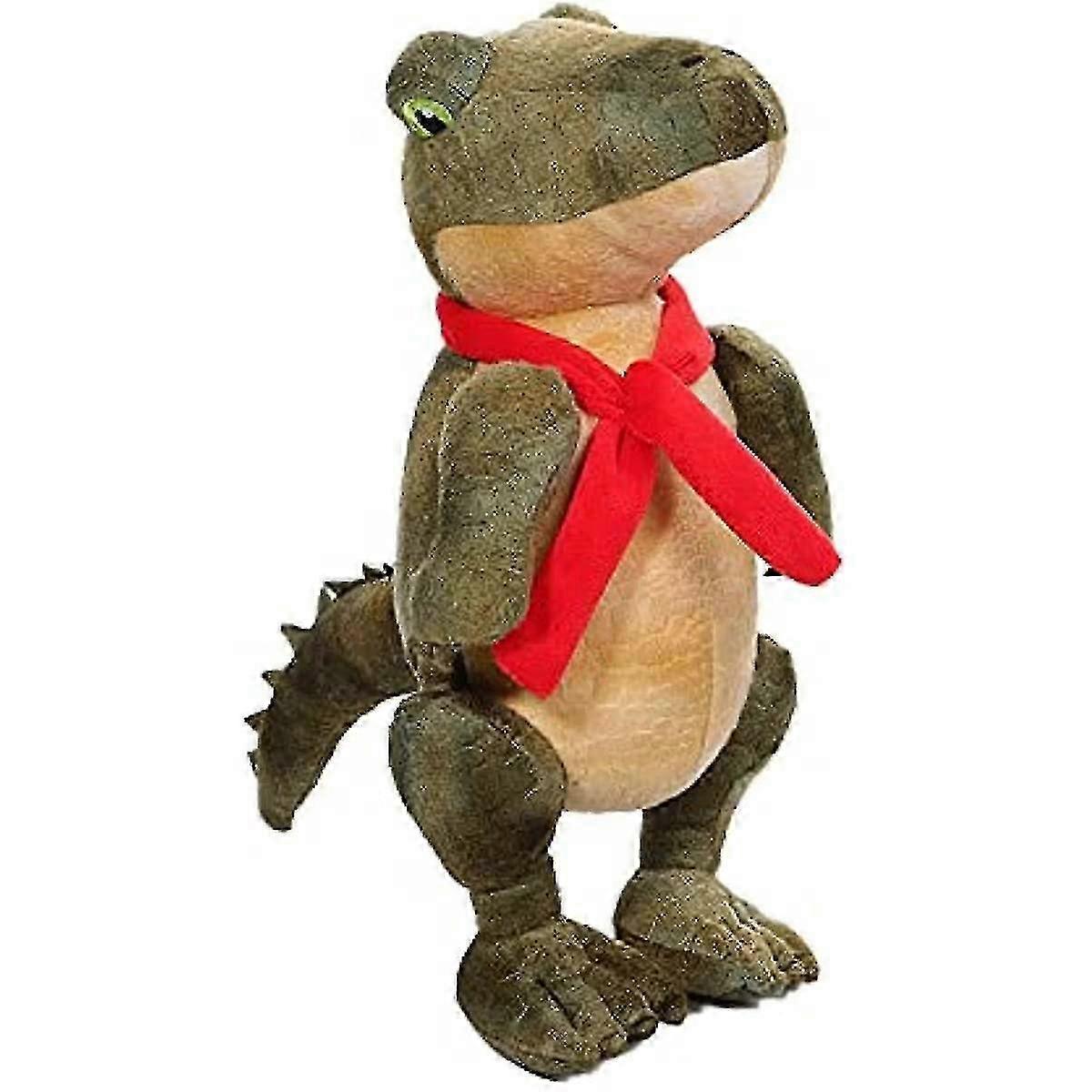 Plush toys, 11.8 Inch Crocodile Stuffed Animal, Crocodile Plush Toy With Red Scarf, Soft Crocodile Pillow Doll
