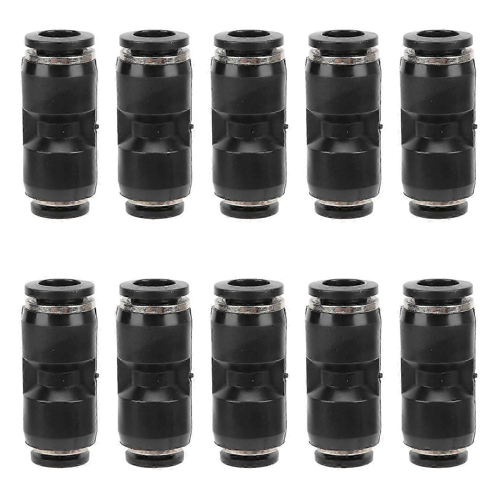 10Pcs Pneumatic Reducer Connector 360 Rotary Tube Fitting for Mechanical ProcessingPU6-6