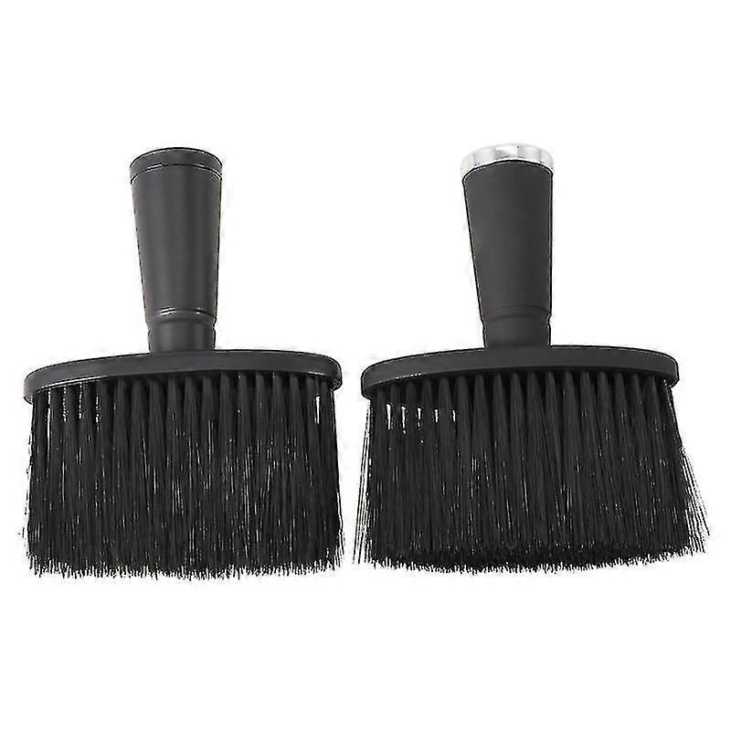 Neck Duster Brush Set, Brushes for neck dusting, set of two for salon and grooming use