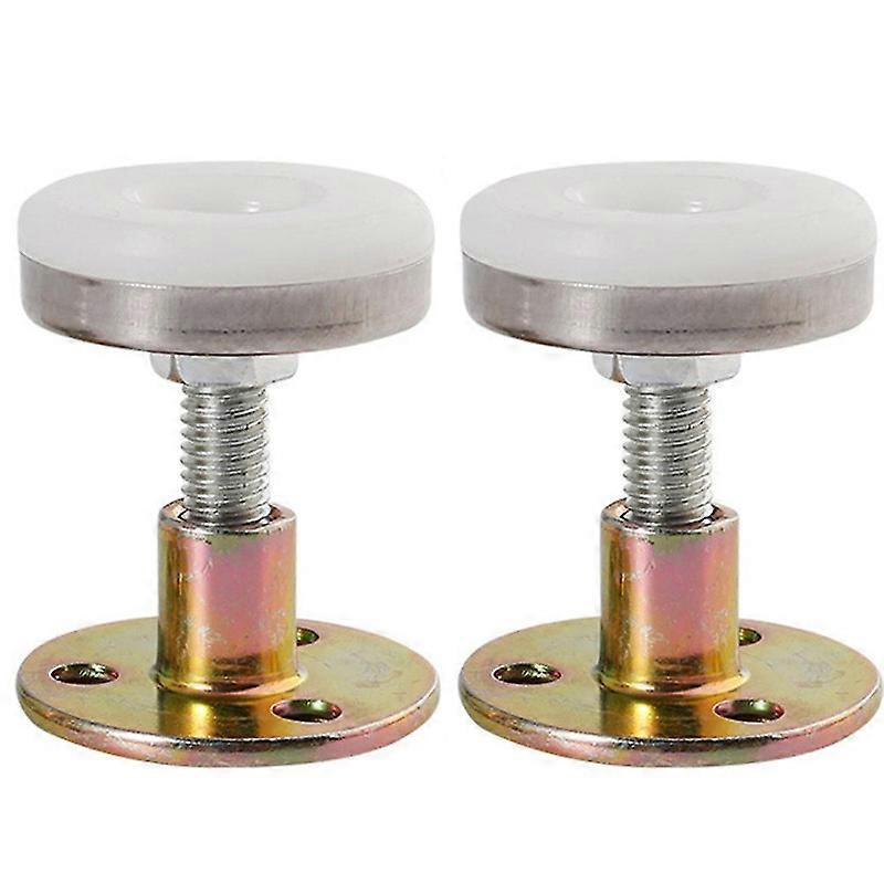 2pcs Adjustable Threaded Anti-shake Bed Frame Telescopic Room Wall Support Tool