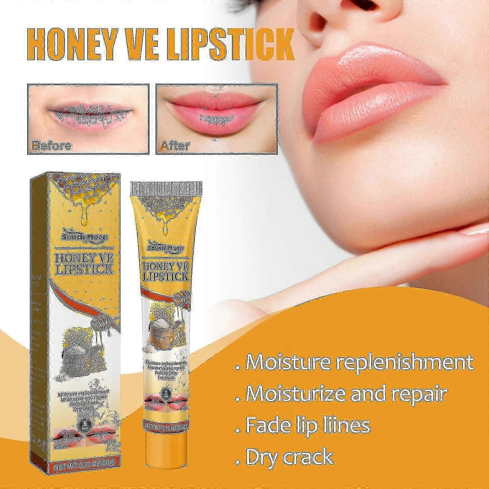 Honey Ve مرطب الشفاه مرطب مرطب برايمر مغذي مضاد للجفاف