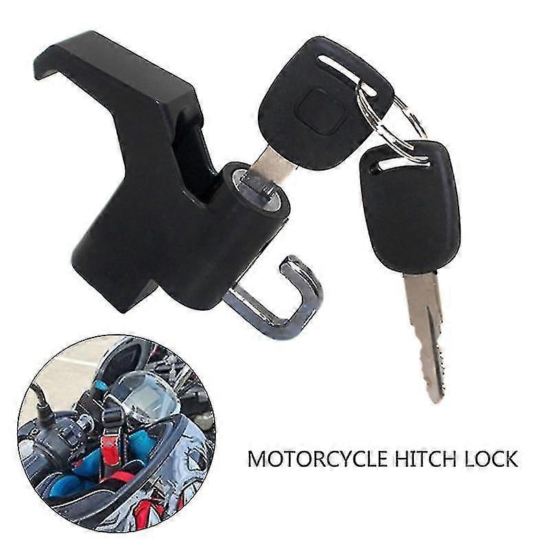 Motorcycle Helmet Lock Motorcycle Helmet Lock Antitheft With Keys Hook And Anti-theft Universial Fits Scooer Bike B36b