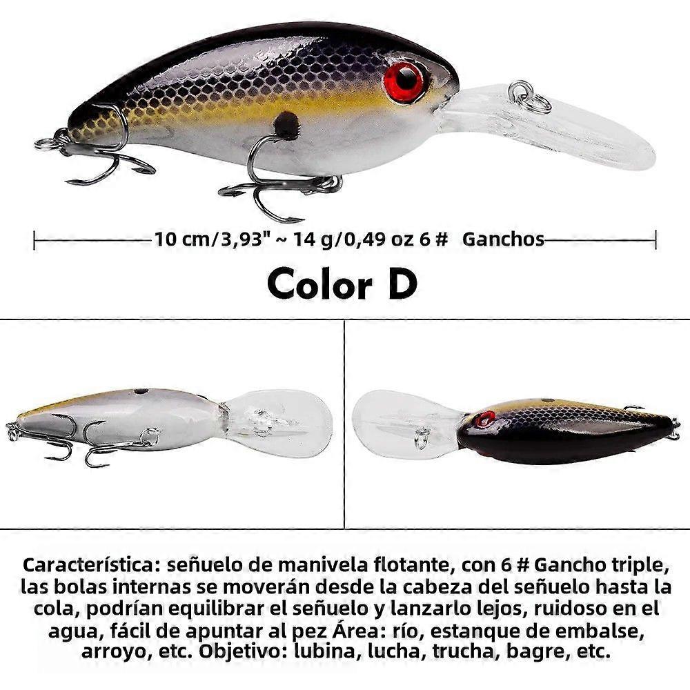 1PC Floating Minnow Fishing Lure 14g 10cm Artificial Laser Fishing Lure For Carp Fish In Freshwater Saltwater Fishing Tackle