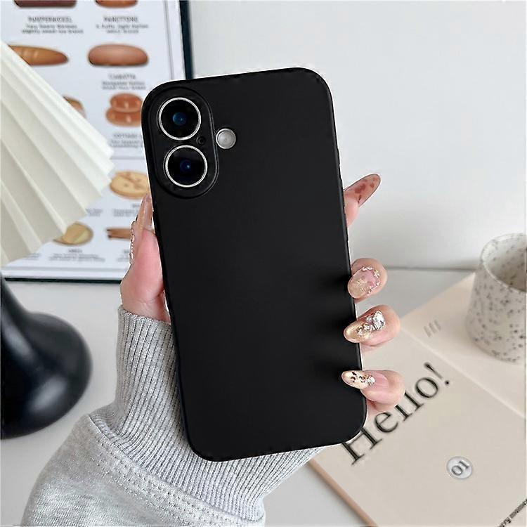 Compatible For iPhone 16 Plus Phone Back Case Scratch Resistant Silicone Mobile Cover