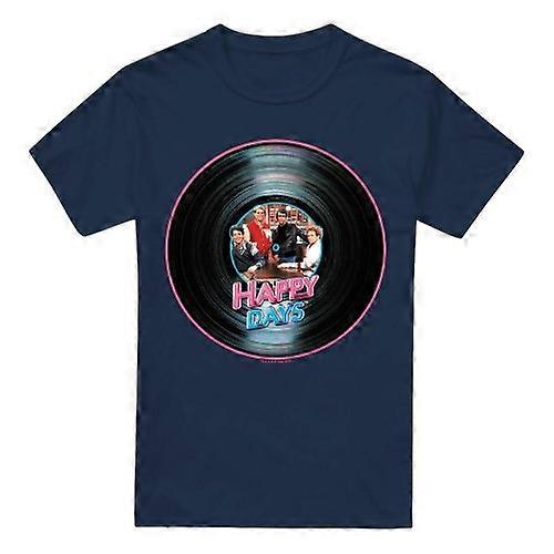 Happy Days Mens On the Record T-Shirt