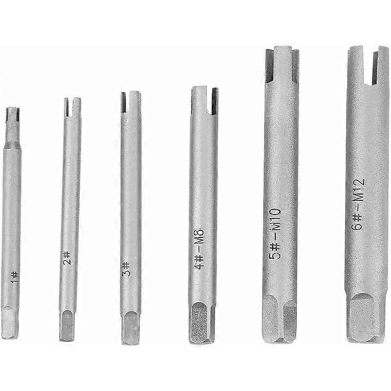 Tap Extractor - Tapping Extractor Screw Extractor Steel Broken Head Taps Remover Stripped Screw Tap Extractor Set 6Pcs