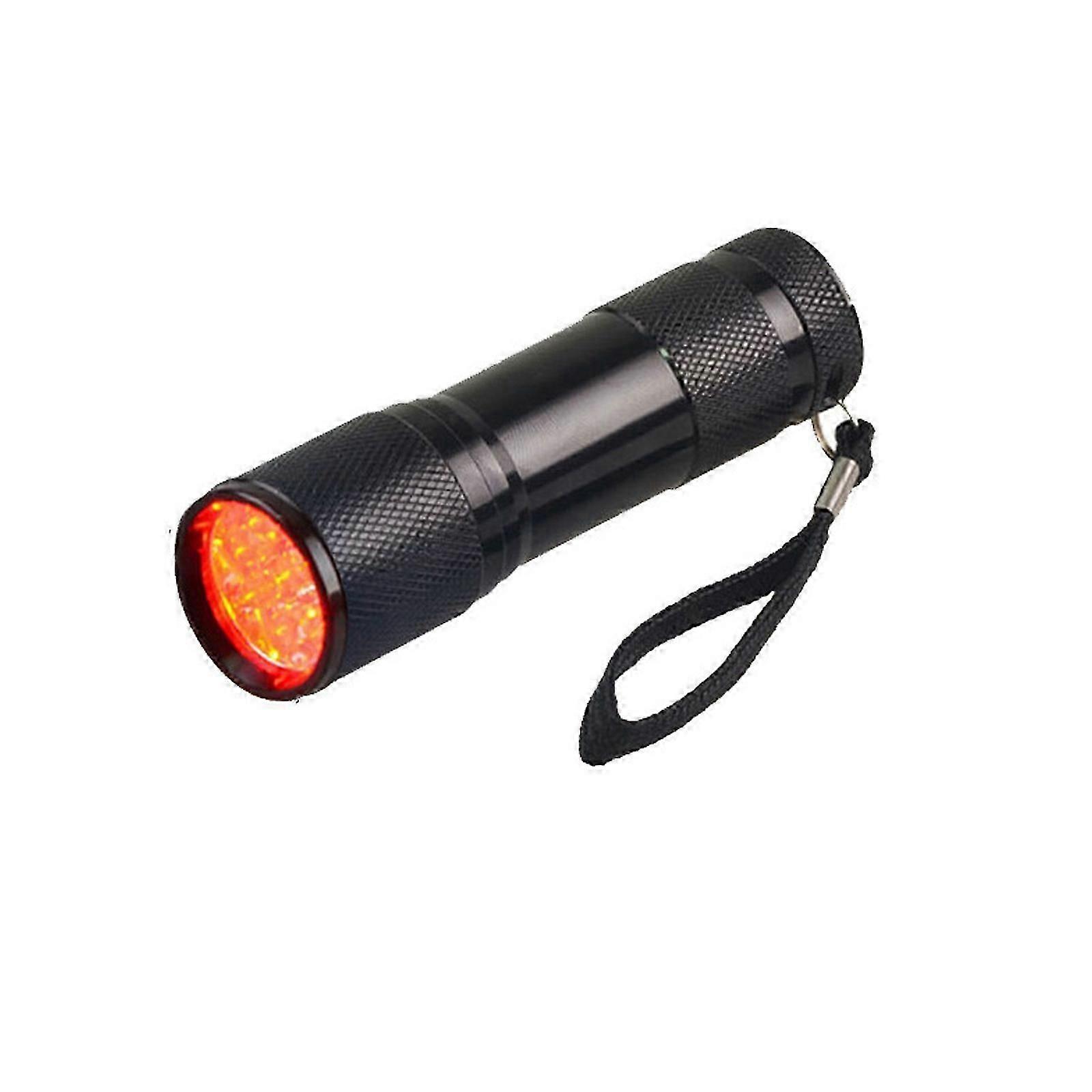9 LED 670nM Red Beam Light Flashlight Against Deteriorating Eyesight Red Torchs  PLAY