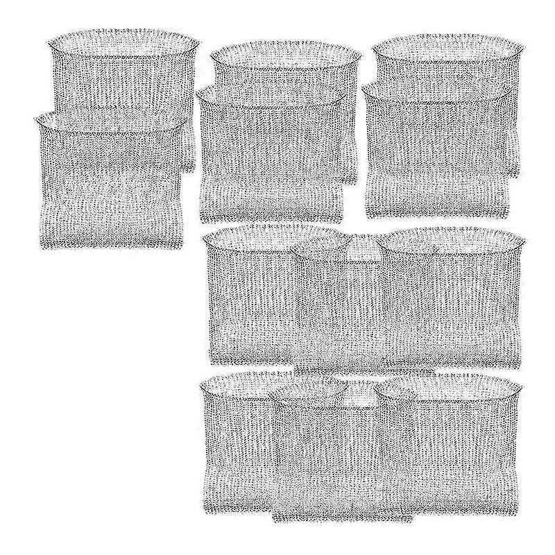 植物ルートガードバスケットワイヤーバスケットモールおよびハタネズミメッシュワイヤーバスケットガーデンポット地下根用(12個、3ガロン)