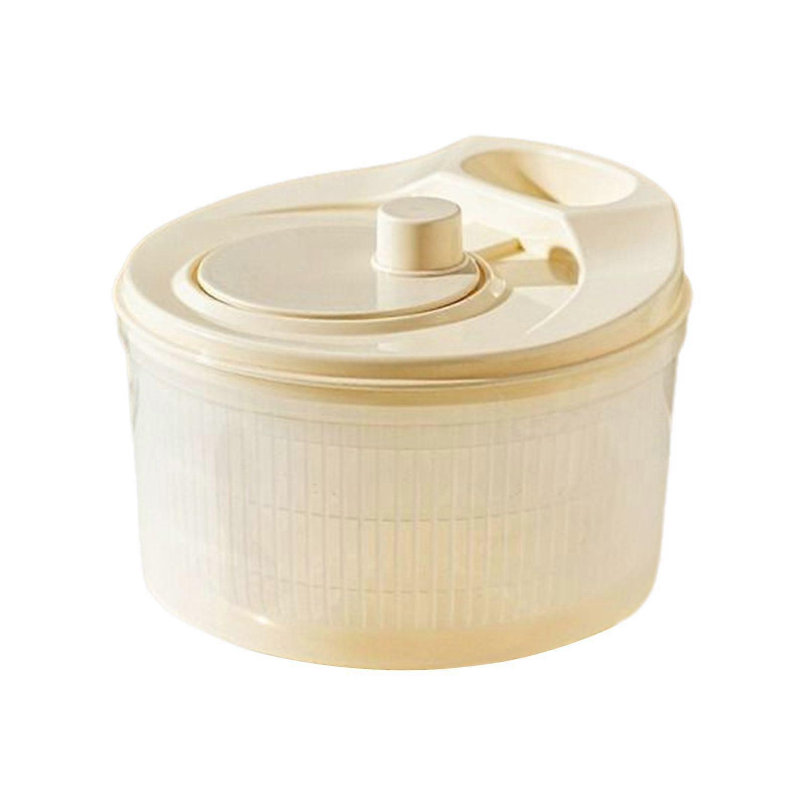 High-Efficiency Salad Spinner Vegetable Dehydrator with Handle BPA Free Easy to Use Manual Vegetable Salad Spinner Drain Basket