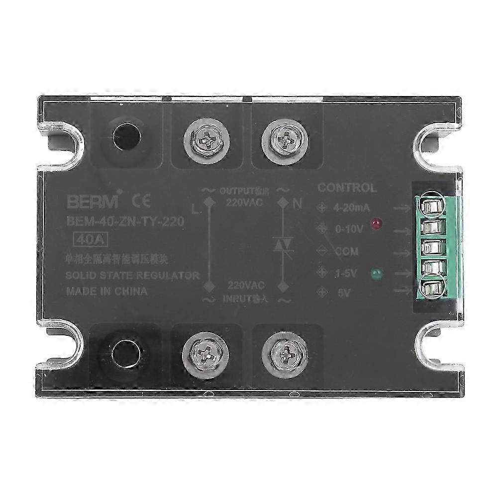 BERM Solid State Relay SSR Single&#8209;Phase Full Isolated Intelligent DC Voltage Regulation VD LA(BEM&#8209;40&#8209;ZN&#8209;TY&#8209;220 )