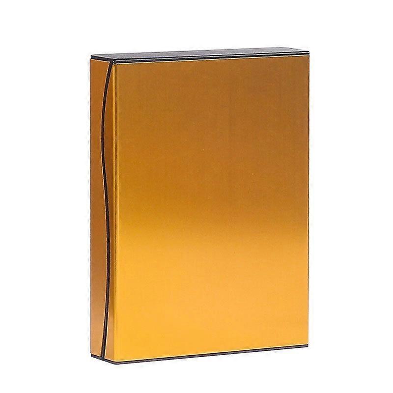 Middle Support Integrated Cigarette Box Men's 20-Piece Portable Cigarette Holder Cigarette Box Drop-Down Lifting Cigarette Box Aluminum Alloy Storage
