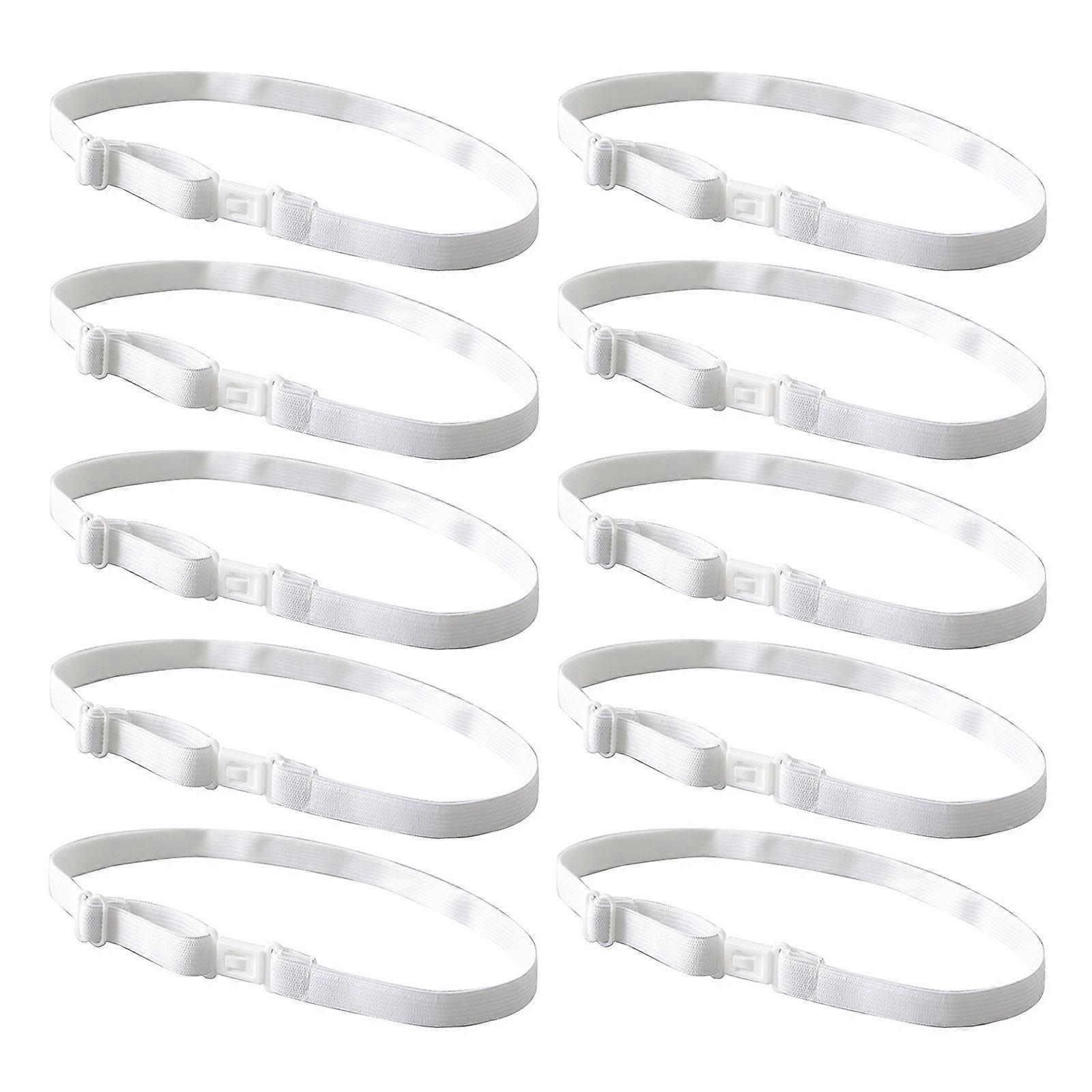 10Pcs Adjustable Extension Strap Belts Bow Tie Straps DIY Accessories with Clips for Boys and Men Suitable for All Types