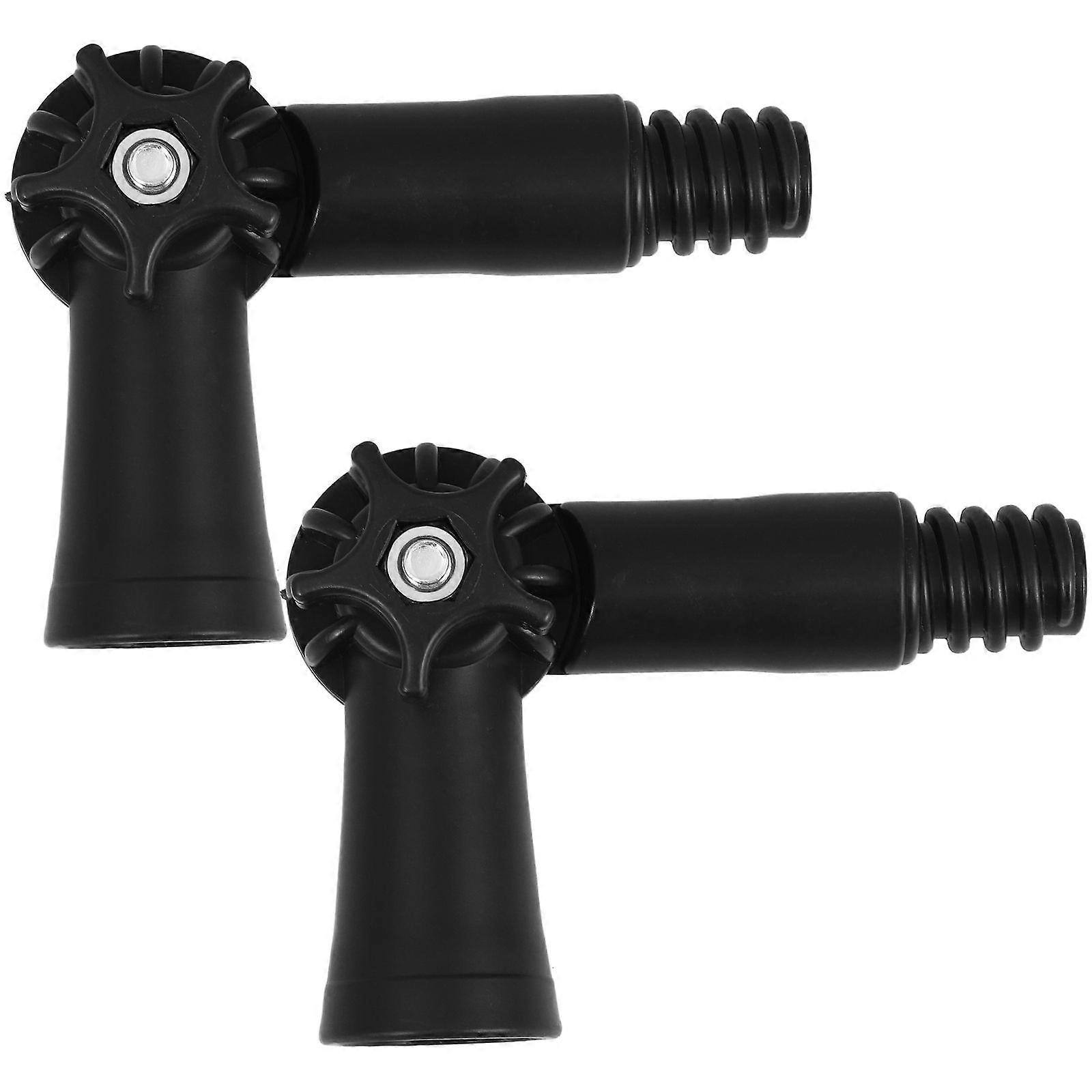 2pcs Plastic Rotatable Angle Adapter for Extension Pole Universal Joint Angle Adaptor Adjustable Angle Adapter for Telescoping Pole