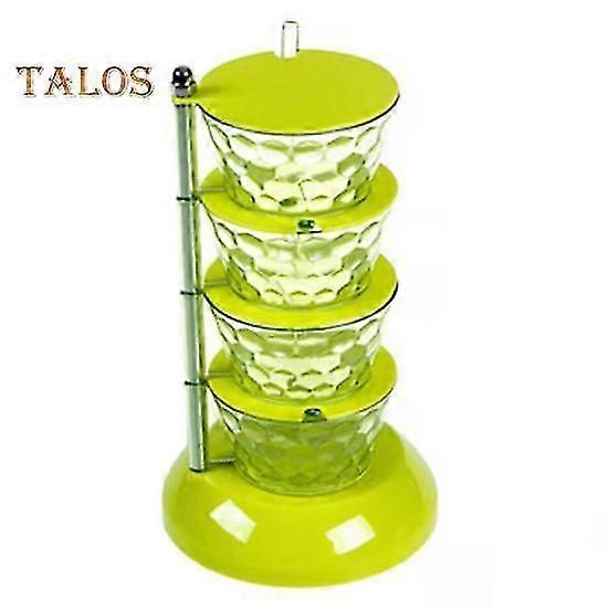 Spice Container Large Capacity Space Saving Food Grade Convenient Rotatable Vertical Spice Jar Restaurant Accessories