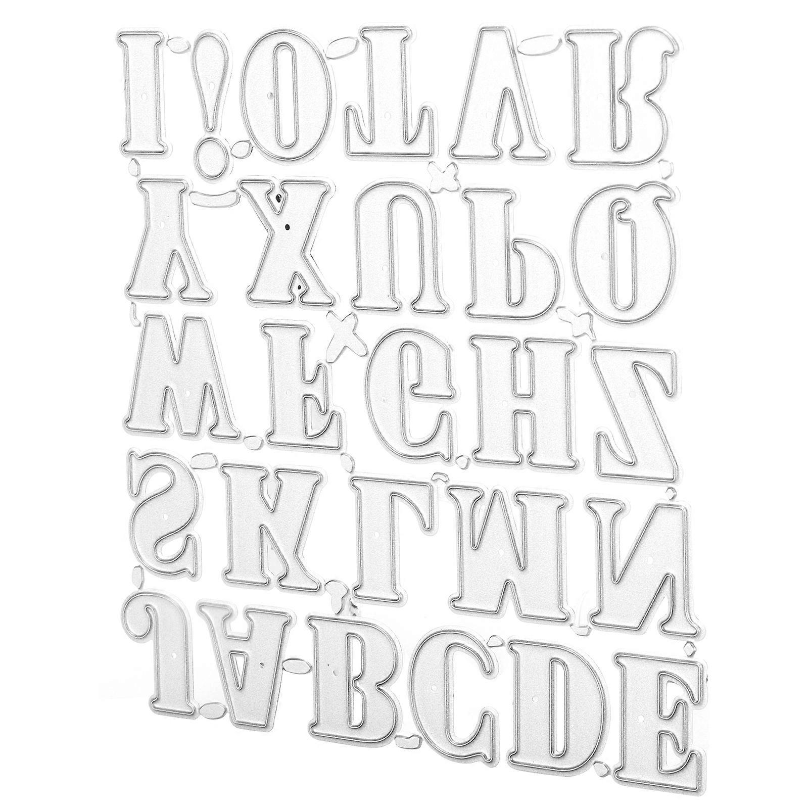 Die Cuts Simple Practical Durable Flimsy Convenient Alphabet Cutting Dies for Handicrafts