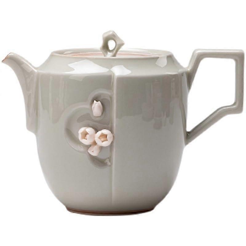 Tea Pot Ice Table Glaze Ceramic Teapot Kung Fu Tea Set Retro Chinese Style with Filter for Home Brewing 300ml