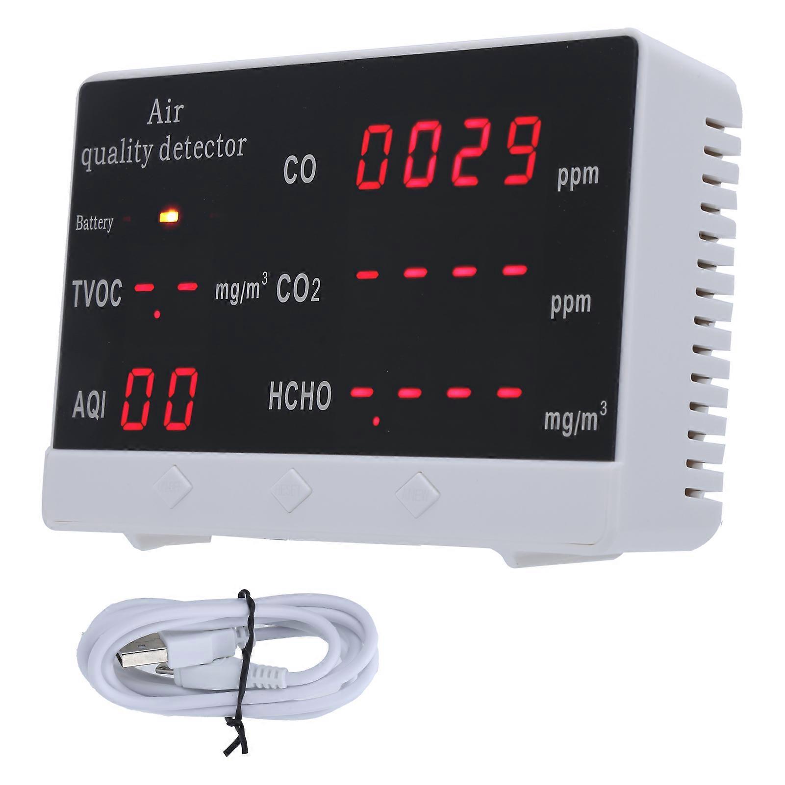 Multifunktions-Luftqualitätsdetektor Formaldehyd-Haushaltsluftüberwachungsgerät