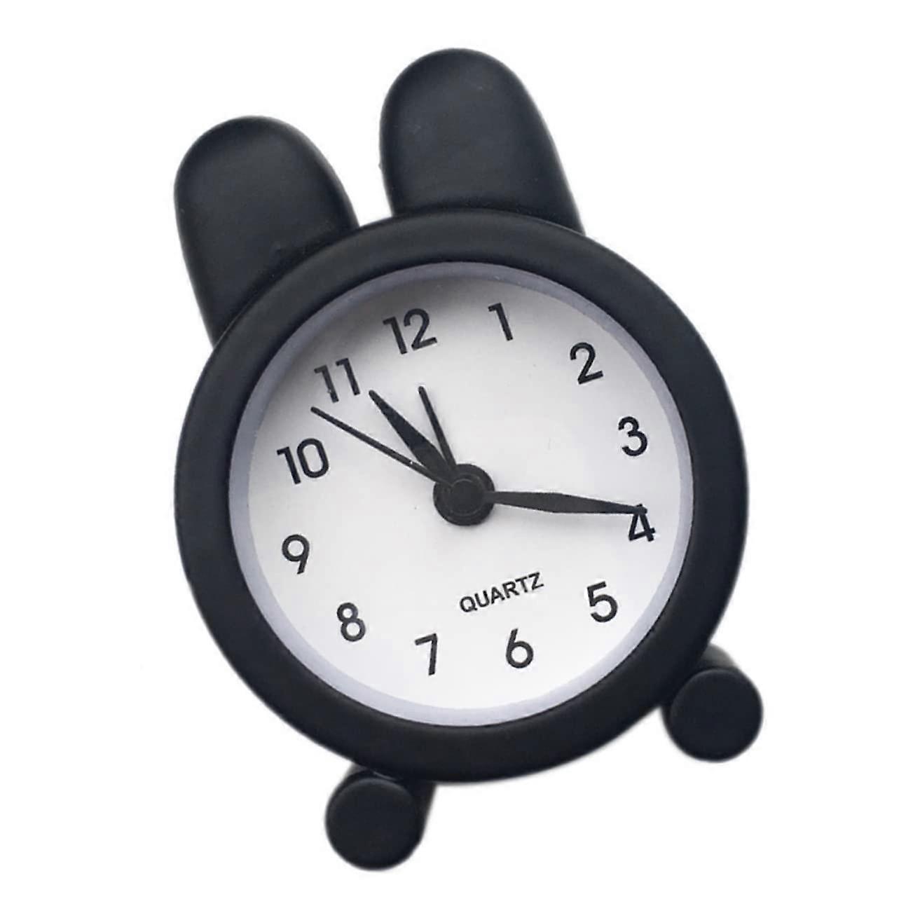 Rabbit Ear Digital Alarm Clock for Office Desk - Cute Classic Table Clock, Simple Design, Battery Operated, Home Decor
