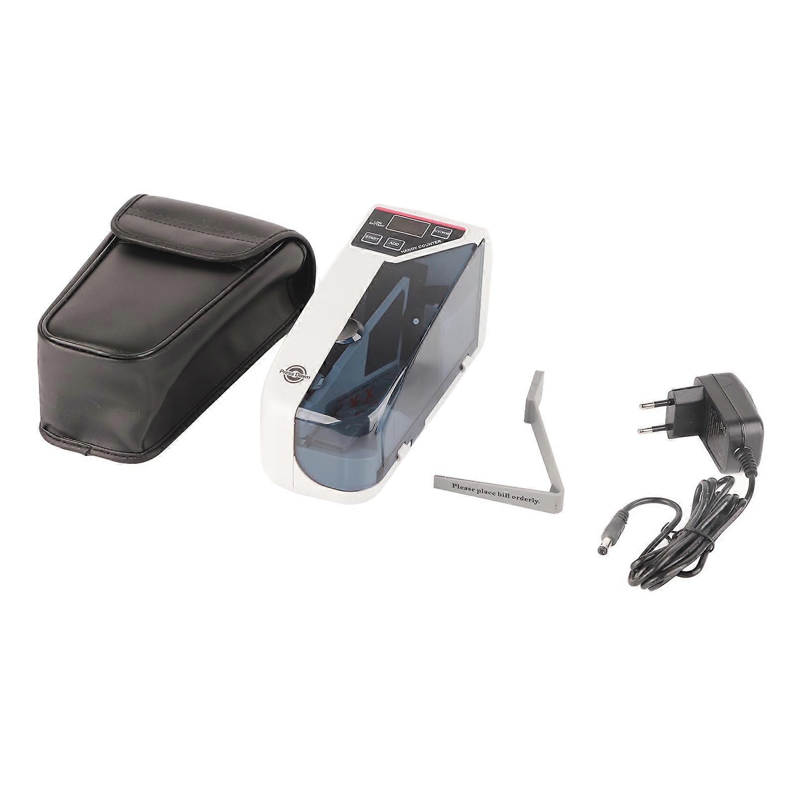 Currency Counter Portable Handheld Mini Small WearResisting Cash Counting Machine 110V240V(EU Plug )
