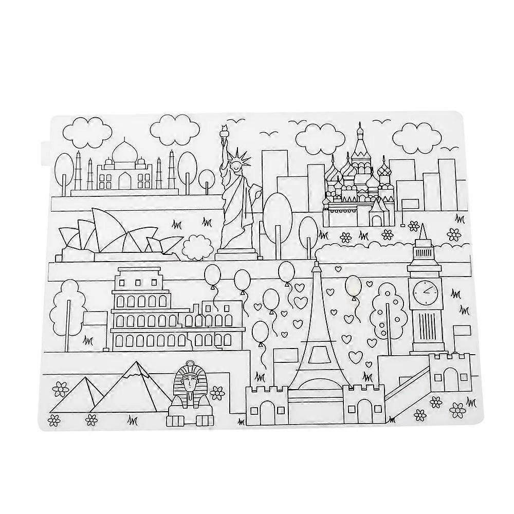 Silicone Baby Placemat Waterproof Table Mat Plate - Reusable Baby Feeding &