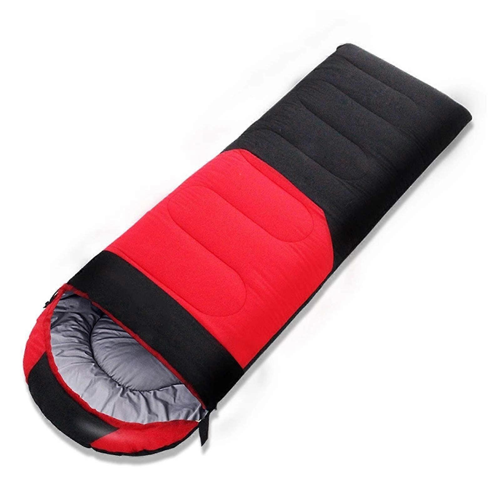 Waterproof Sleeping Bag for Hiking Backpacking Camping (Red 4.0 lbs)