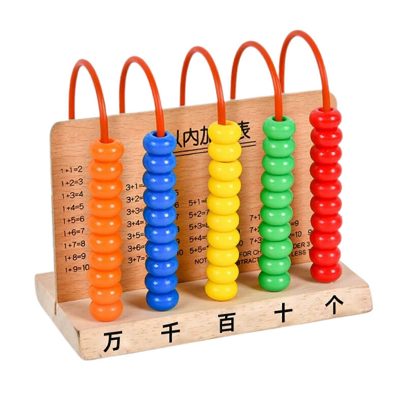 Number Learning Abacus Toy Sliding Beads Number Calculate Educational Toy for Kids Improve Calculation Proficiency Toy
