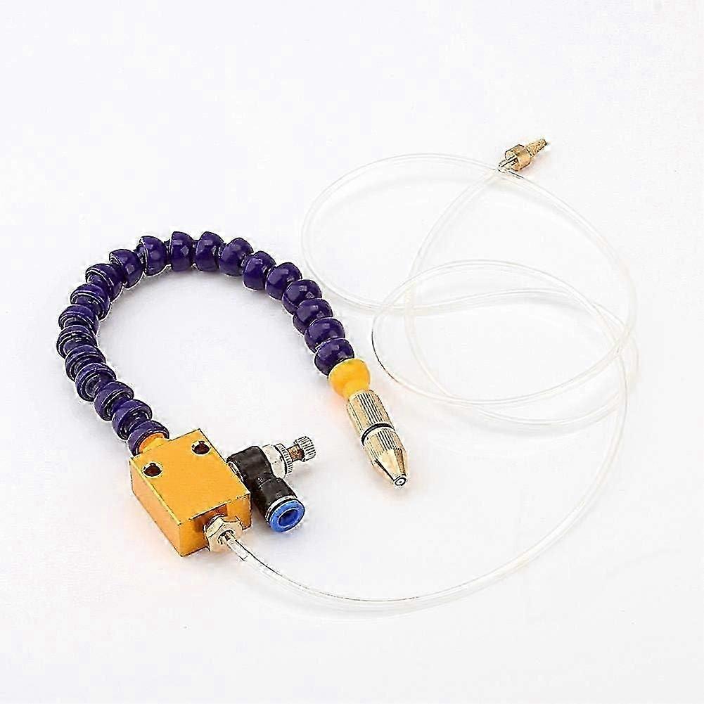 Coolant Mist Spraying System for Lathe/Milling/Grinding - Precision Lubrication Tool with Adjustable Nozzle