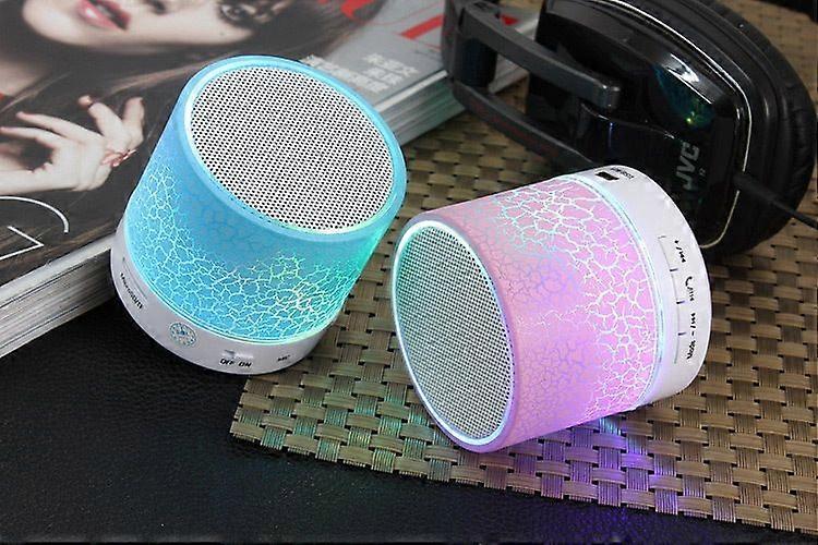 Mini Wireless Speaker With Colorful Led (Blue)