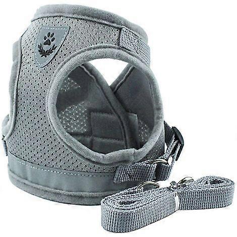 Harness for animals, silver gray M