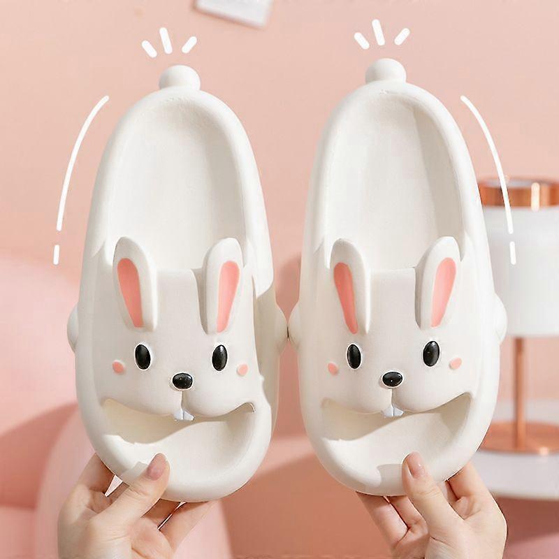 100% New,Novelty Summer Slippers Rabbit Slides Cloudy Sandals Unisex EVA for Hotel Home