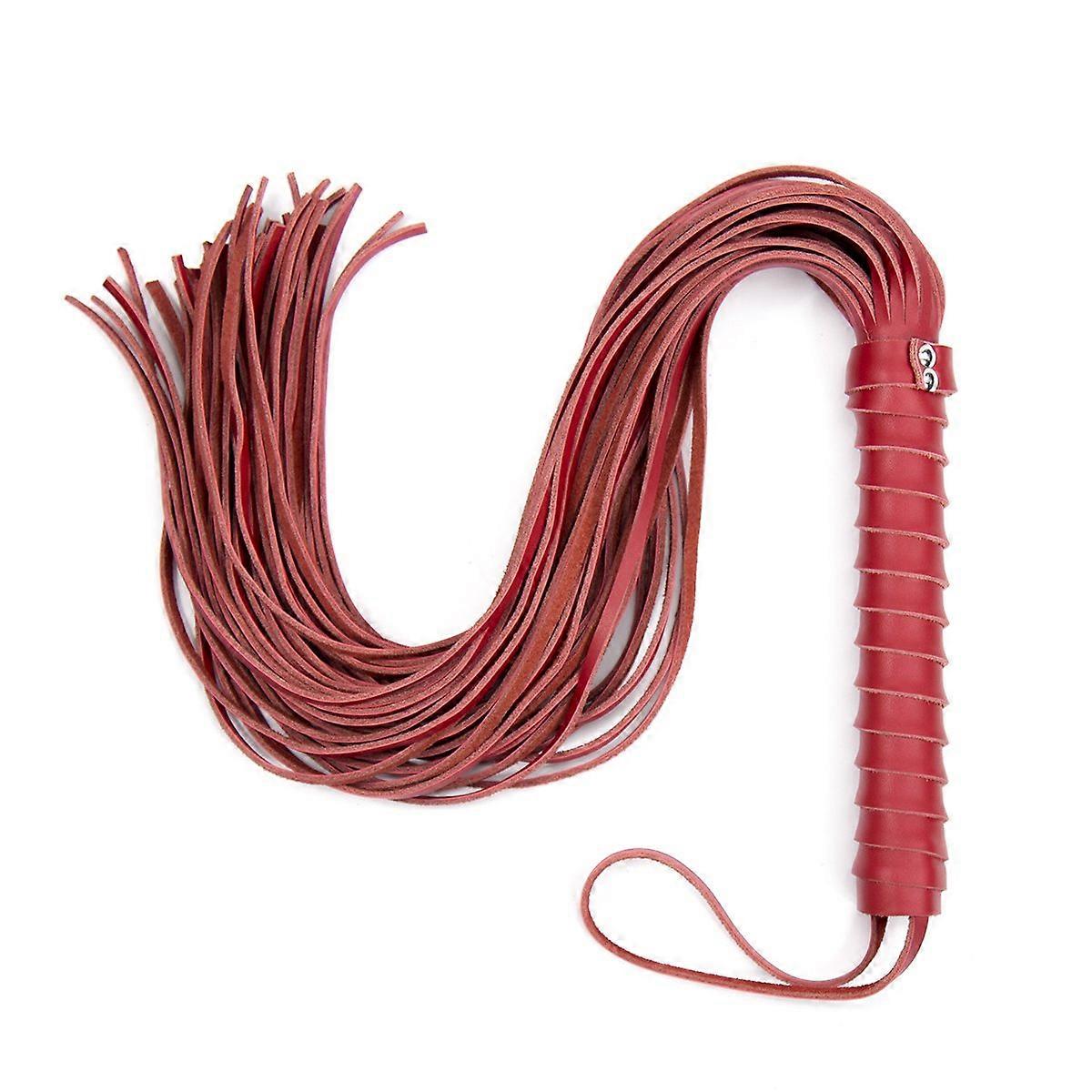 Leather Fringed Beard Black Red Color Variants Costume Accessory Fringed Style