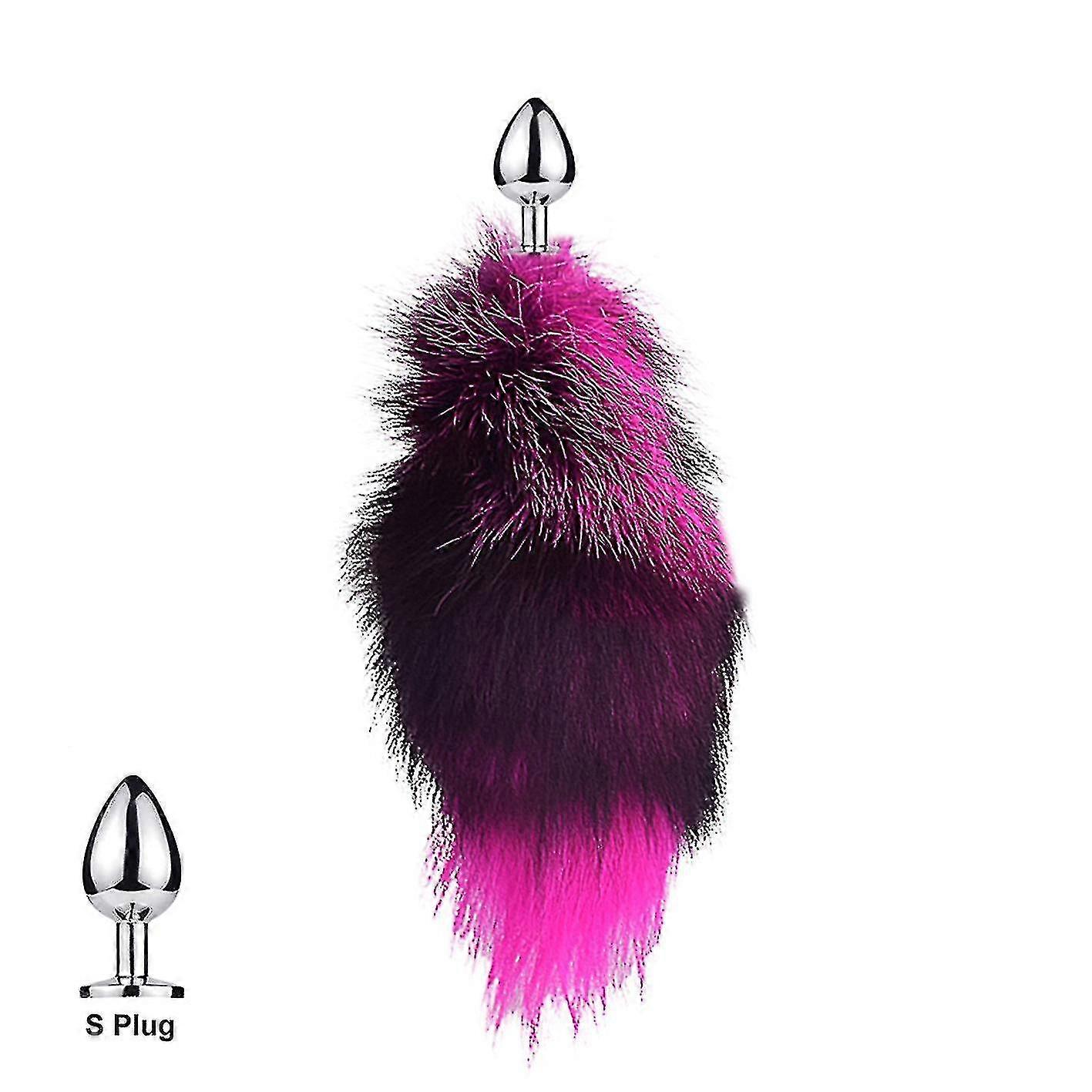 Tail Plug-in Fox Tail Cat Small Props Real Hair Small Tail Detachable Dog Playing Sp
