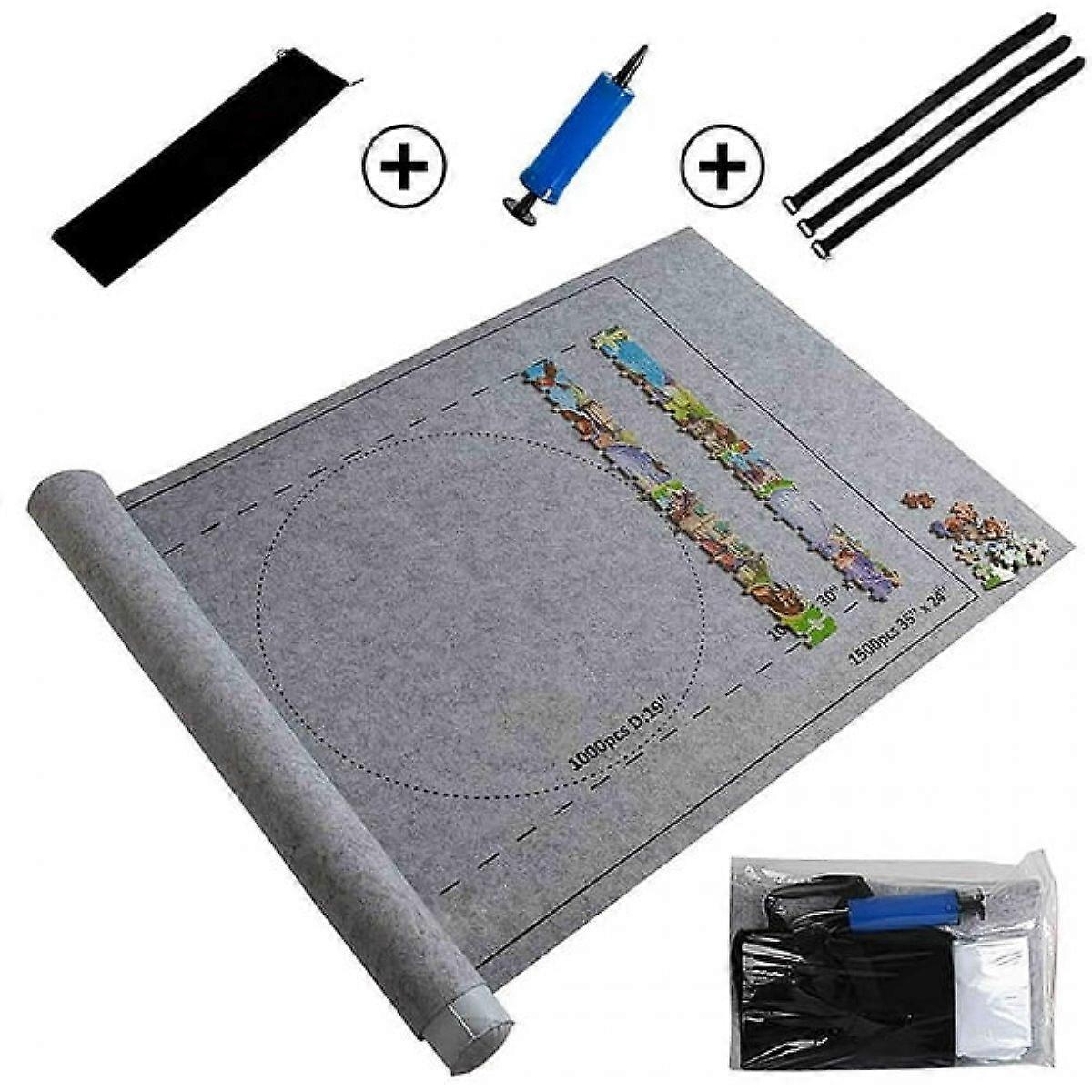 Puzzle Mat Puzzle Pad Portable Felt Puzzle Roll Mat