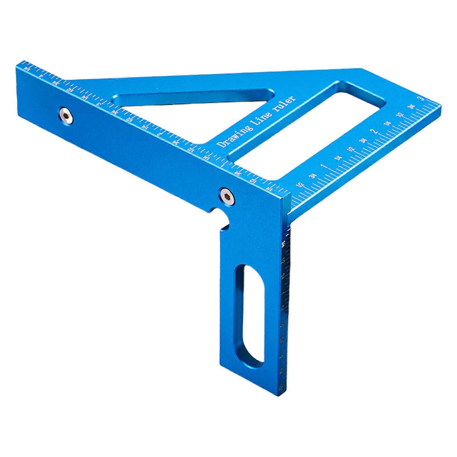 45 90 Degree Carpentry Triangular Square Ruler Protractors Tool for Precise Measuring in Furniture Making & Construction