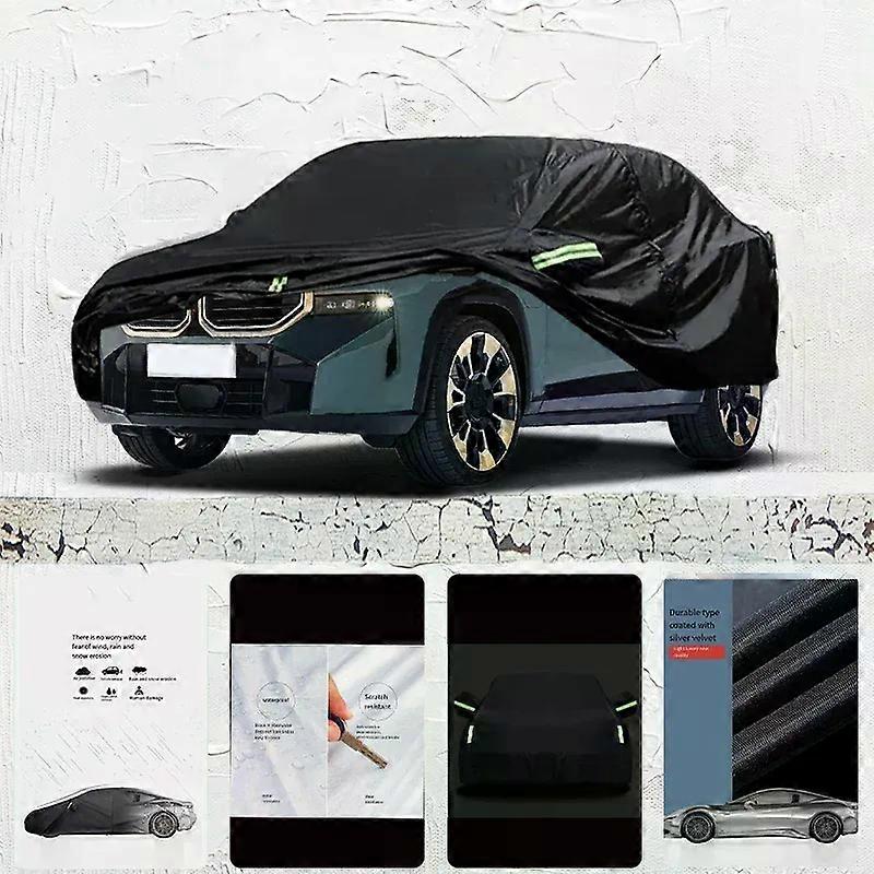 עבור-BMW-XM-כיסוי-מכונית-חיצוני-כיסוי-שחור-חוץ-הגנה-מכסה-מכסה-עמיד למים-שמשיה