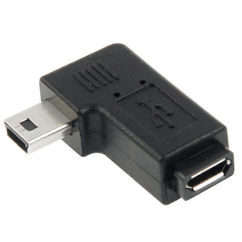 90 Degree Micro USB to Mini USB Adapter