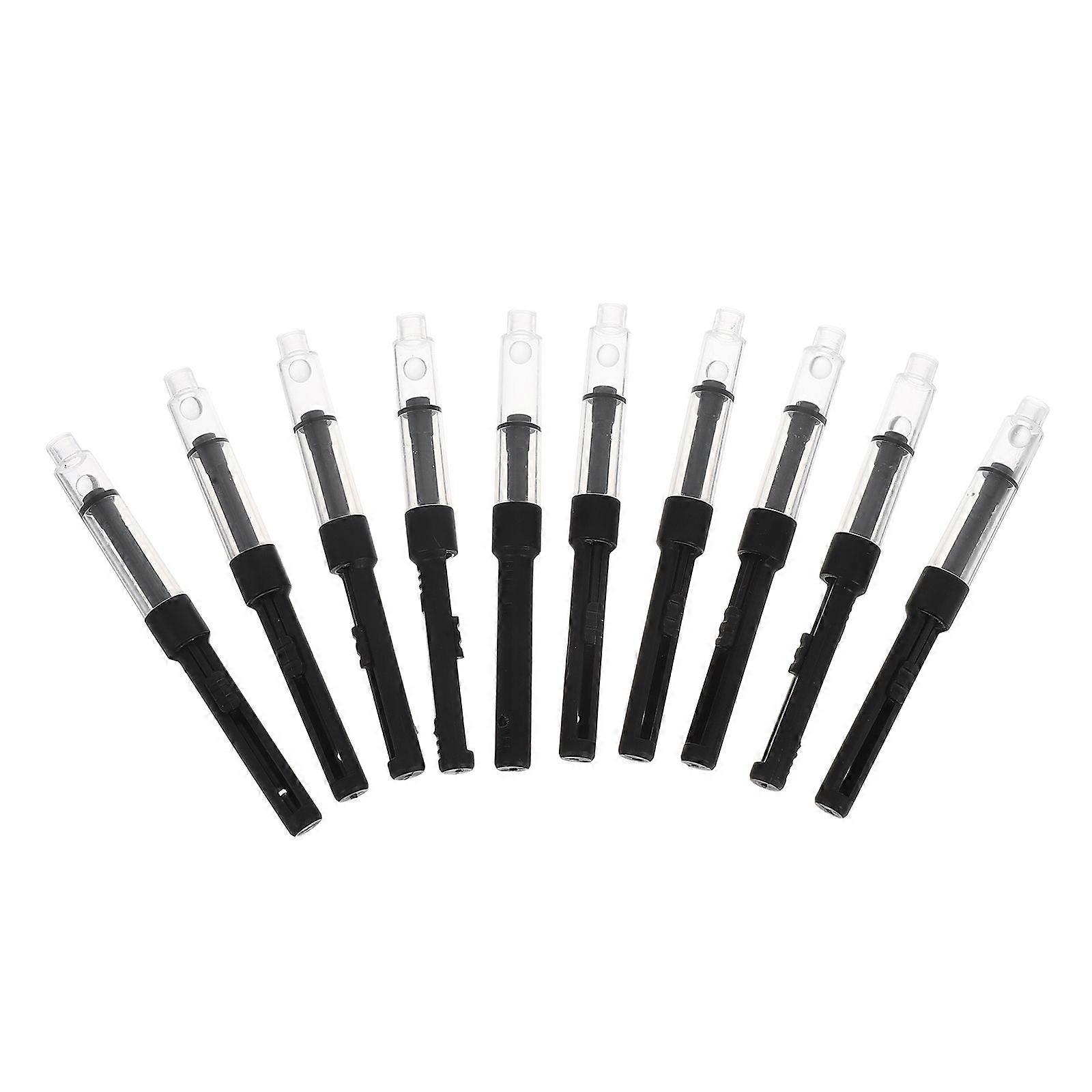 10pcs Universal Fountain Pen Ink Converter Refillable Tool for Writing Pens and Ink Refills for Most Fountain Pens and Writing
