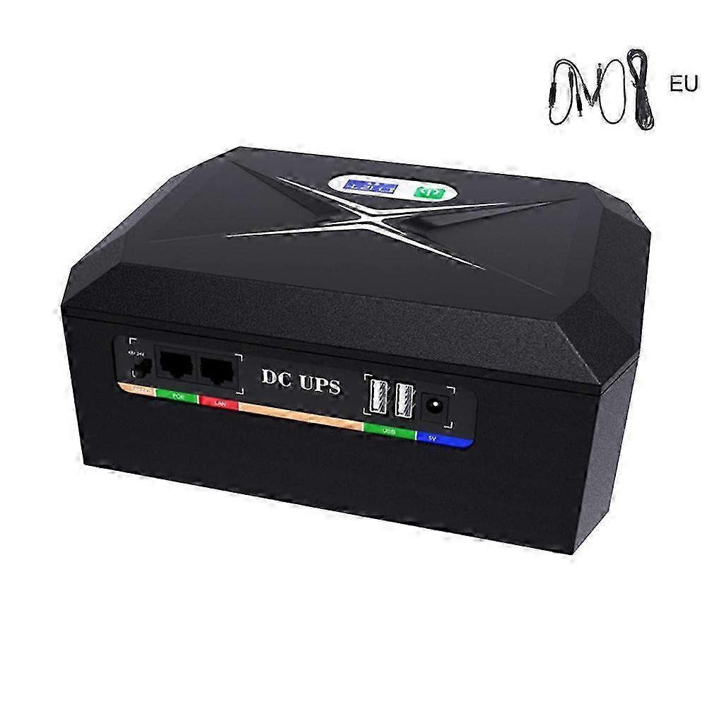 (20800Mah Eu) 60w Mini Ups Battery Backup Uninterruptible Power Supply 17600/20800mah 5/9/12v