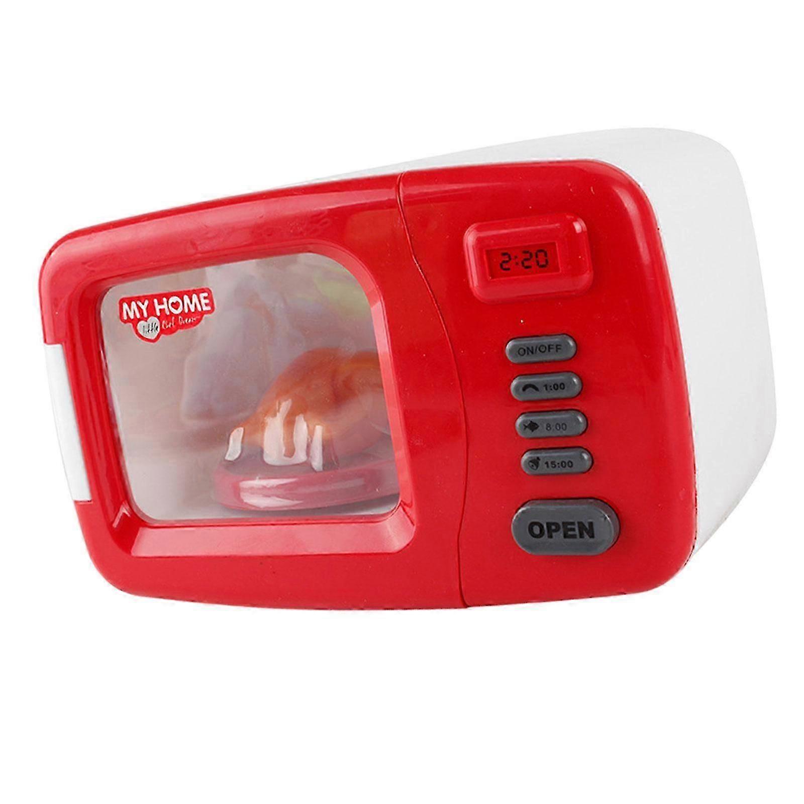 Simulation Microwave Oven Playset Learning Children Simulation Microwave Toy